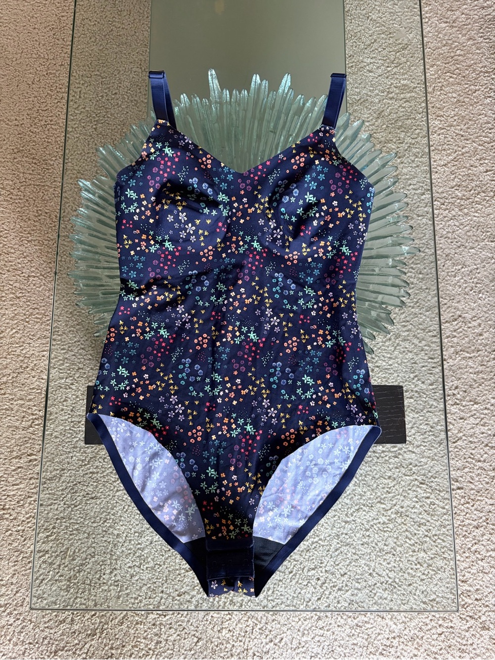 💜 Knix Floral Print One Piece Bodysuit